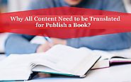 Why All Content Need to be Translated for Publish a Book?