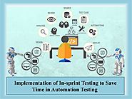 List of use in-sprint test automation to continuously speed in DevOps implementation