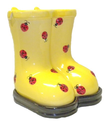Ladybug Rain Boot Planter Pot-Galoshes Wellingtons-Ceramic