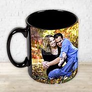 Buy or Send Personalized Black Mug - OyeGifts.com