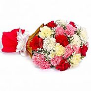 Multi Color Carnations Bouquet