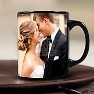 Buy or Send Personalized Black Mug - Personalized Gifts - OyeGifts.com