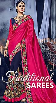 BOLLYWOOD SAREE - Indian & Pakistani Dresses for Women and Girls | Andaazfashion.com.my