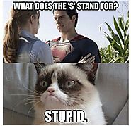 Superman Vs. Grumpy Cat