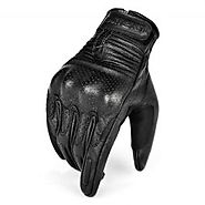 INBIKE Leather Full Finger Durable Outdoor Cycling Gloves