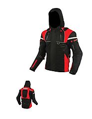 Details about  Mens Hivis Motorcycle Black Jacket Textile CE Armoured Motorbike Waterproof Size