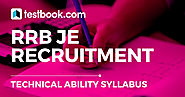RRB JE Technical Syllabus 2019 - Get Detailed RRB JE Technical Syllabus Here! - Testbook Blog