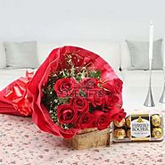 Roses N Chocolates Delight