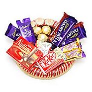 Send Basket of chocolates Same Day Delivery - OyeGifts