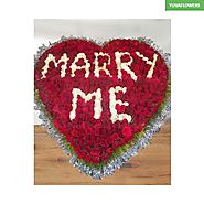 Marry Me - 500 Roses Arrangement