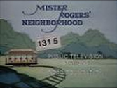 WTTW Channel 11 - Mister Rogers' Neighborhood (Ending, 1983)
