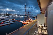 Family Premier Apartment balcony in Somerset on the Pier Hobart