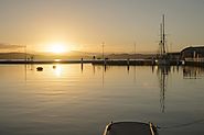 Sunrise on Somerset on the Pier Hobart