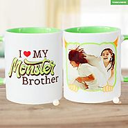 Monster Brother Mug - Personalized Gifts Online @ YuvaFlowers.com