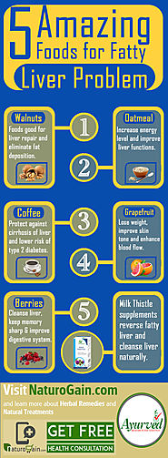 5 Amazing Foods for Fatty Liver Problem