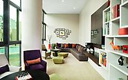 Fully-furnished Residents' Lounge in Somerset Grand Hanoi