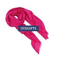 Order Dark Pink Stole Online Same Day Delivery - OyeGifts.com