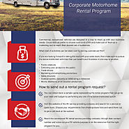 Commercial RVs - Corporate Motorhome Rental Program