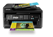 Epson WorkForce WF-2540 Wireless All-in-One Color Inkjet Printer, Copier, Scanner ADF, Fax. Prints from Tablet/Smartp...