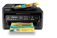 Epson WorkForce WF-2530 Wireless All-in-One Color Inkjet Printer, Copier, Scanner, ADF, Fax. Prints from Tablet/Smart...