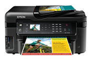 Epson WorkForce WF-3520 Wireless All-in-One Color Inkjet Printer, Copier, Scanner, 2-Sided Duplex, ADF, Fax. Prints f...