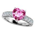 Buy Affordable Pink Sapphire Engagement Rings With Diamonds On Amazon