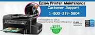 Quick Printer Services: Printer Customer Service (+1-800-319-5804) for Epson Printer Maintenance