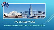 190 State Sponsored Permanent Skilled Migration Visa Australia