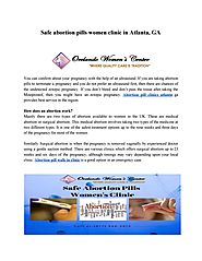 Safe abortion pills women clinic in Atlanta, GA by Womenscenters - Issuu