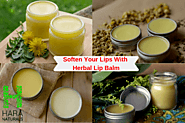 Use Natural or Herbal Lip Balm to nourish your lips
