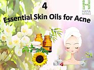 How to use 4 various basic oil for acne?