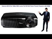 Optoma HD131Xw 1080p 2500 Lumen Full 3D DLP Home Theater Projector with HDMI