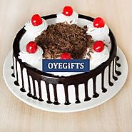 Order/Send Eggless Blackforest Cake Online Same Day Delivery - OyeGifts.com