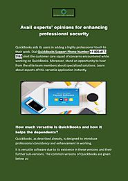 Avail experts’ opinions for enhancing professional security by qb customers - Issuu