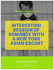 Interesting Session of Romance with a New York Asian Escort