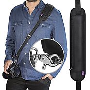 Altura Photo Rapid Fire Camera Neck Strap w/ Quick Release and Safety Tether