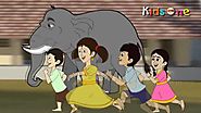 Elephant || Rhyme Telugu (Animated kidsone song) - KidsOne