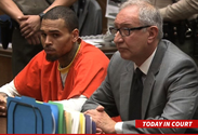 Chris Brown -- Jailed For a Month ... He Can't Stay Out of Trouble