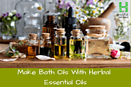 Prepare Bath Oil using Ayurvedic and Herbal Essential Oils