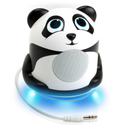 GOgroove Groove Pal Jr. Panda Portable Light-Up Speaker with Impressive Dynamic Audio Driver and Enhaced Bass Woofer ...