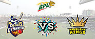 BPL Match No.2- Dhaka vs Rajshahi