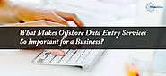 What Makes Offshore Data Entry Services So Important for a Business