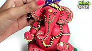 How To Make Ganesh Idol At Home With Play Doh - KidsOne