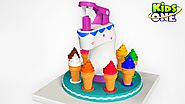 Learn Colours with Ice Cream Vending Machine | Teach Colors for Kids - KidsOne