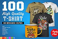 100 T-shirt Designs Bundle - Thefancydeal