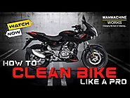 Bike washing is quick & efficient with a High pressure washer