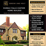 Build a dream home with Marble Falls custom home builder