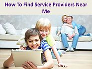 How To Find Service Providers Near Me