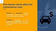 How Much Does Transmission Repair Cost - Mantrans