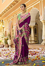 Best Indian Wedding sarees online on Mirraw.